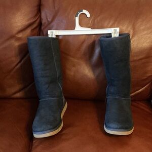 UGG Navy Suede Boots